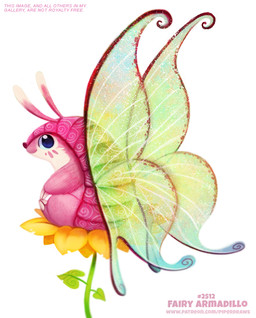 ambiguous_gender antennae_(anatomy) black_eyes feral flower fur humor insect_wings lepidopteran_wings pink_body pink_fur plant pun simple_background solo text visual_pun white_background wings piper_thibodeau armadillo fairy mammal pink_fairy_armadillo xenarthran digital_media_(artwork) digital_painting_(artwork) painting_(artwork) url