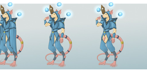 anthro balls cloak clothing foreskin genitals magic male nude penis piercing solo suggestive_clothes joerat mammal murid murine rat rodent 3:1 absurd_res hi_res