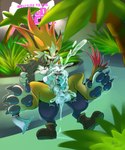 4_fingers 4_toes ahegao anal anal_penetration anthro anthro_on_anthro anthro_penetrated anthro_penetrating anthro_penetrating_anthro balls biped black_body black_eyebrows black_fur blep bodily_fluids brown_clothing brown_footwear brown_shoes cheek_tuft claws clothing crown cum cum_in_ass cum_inside cum_on_face cum_while_penetrated cumshot drooling duo ejaculation erection eyebrows eyes_closed facial_tuft fangs feet finger_claws fingers footwear forest from_behind_position fur genital_fluids genitals glans glistening glistening_balls glistening_genitalia glistening_penis gloves grey_nose grey_pawpads hand_on_another's_cheek hand_on_cheek handwear happy happy_sex headgear hindpaw holding_partner humanoid_genitalia humanoid_penis jungle leaking_cum looking_pleasured male male/male male_anthro male_penetrated male_penetrating male_penetrating_male masturbating_while_penetrated masturbation mostly_nude mostly_nude_anthro mostly_nude_male motion_lines multicolored_body multicolored_fur multicolored_tail nude nude_anthro nude_male open_mouth orgasm palm_tree pawpads paws penetration penile penile_penetration penis penis_in_ass pink_glans plant pointy_ears red_tail reverse_stand_and_carry_position saliva saliva_string sex shaking shoes simultaneous_orgasms spread_legs spreading standing standing_sex tail teeth text throbbing throbbing_balls thrusting toe_claws toes tongue tongue_out tree trembling tuft two_tone_tail whiskers white_balls white_body white_clothing white_fur white_gloves white_handwear white_penis white_tail yellow_body yellow_ears yellow_eyes yellow_fur yellow_tail martyjade23 celtic_mythology european_mythology final_fantasy final_fantasy_vii final_fantasy_viii mythology square_enix cait_sith_(ff7) cat-sith domestic_cat felid feline felis mammal moomba 2025 5:6 absurd_res digital_media_(artwork) english_text hi_res