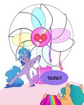 bodily_fluids electric_fan female group hair heart_fan heart_symbol heart_with_face hooves horn male ponytail solo_focus sweat sweatdrop trio aztrial hasbro mlp_g5 my_little_pony mythology hitch_trailblazer_(mlp) izzy_moonbow_(mlp) sunny_starscout_(mlp) earth_pony equid equine horse mammal mythological_creature mythological_equine pony unicorn