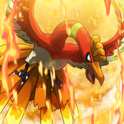 4_toes ambiguous_feral ambiguous_gender anisodactyl beak claws feathered_wings feathers feet feral fire flying green_body green_feathers green_wings long_neck looking_down multicolored_body multicolored_feathers multicolored_wings open_mouth orange_body orange_feathers pink_tongue pupils red_body red_eyes red_feathers red_wings scuted_legs scutes solo tail tail_feathers toe_claws toes tongue white_body white_claws white_feathers white_wings wings yellow_beak spicyichizo nintendo pokemon avian bird generation_2_pokemon ho-oh legendary_pokemon pokemon_(species) 1:1 2026 absurd_res hi_res shaded