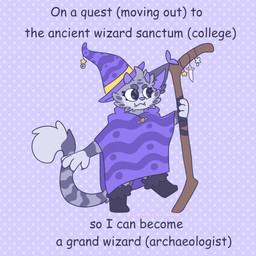 2_horns 4_fingers anthro black_boots black_clothing black_eyes black_footwear boots cheek_tuft claws cloak closed_smile clothed clothed_female clothing dagger eyebrows eyelashes facial_tuft fangs female female_anthro finger_claws fingers fluffy fluffy_tail footwear fur fur_trim_(clothing) fur_trim_boots grey_body grey_eyebrows grey_fur grey_stripes grey_tail hat headgear headwear holding_object holding_staff horn long_tail markings melee_weapon mouth_closed multicolored_body multicolored_fur multicolored_hat multicolored_tail purple_claws purple_cloak purple_clothing purple_hat purple_headwear purple_horn purple_inner_ear purple_nose shoes short_horn small_horn smile solo sparkles sparkling_eyes staff striped_markings striped_tail stripes tail tail_markings teeth text tuft walking weapon wizard_hat gaypastabake pasta_(gaypastabake) domestic_cat felid feline felis mammal 1:1 2024 artist_name digital_drawing_(artwork) digital_media_(artwork) english_description english_text flat_colors full-length_portrait hi_res portrait