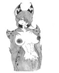 anthro areola arm_tuft big_breasts big_ears big_hands biped bobtail breasts chest_tuft ear_tuft eyebrows female female_anthro fur genitals hair humanoid_genitalia humanoid_pussy inner_ear_fluff markings navel nipples nude one_eye_obstructed pubes pupils pussy short_hair short_tail shoulder_tuft simple_background slit_pupils solo spots spotted_body spotted_fur tail thick_eyebrows thick_thighs tuft white_background wide_hips efradraws northwind_(efradraws) yamane_(efradraws) felid feline lynx mammal absurd_res graphite_(artwork) hi_res monochrome sketch traditional_media_(artwork)