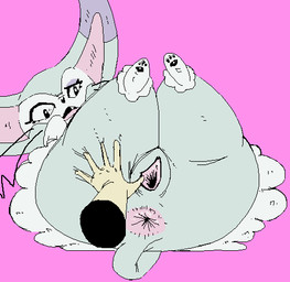 anus big_anus big_butt butt butt_focus disembodied_hand duo eyelashes feet female feral genitals interspecies pawpads paws pokephilia simple_background solo_focus spread_vulva spreading toes vulva whiskers zombiesunlight nintendo pokemon felid generation_4_pokemon mammal pokemon_(species) purugly 2018 aliasing digital_media_(artwork)