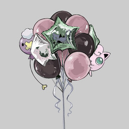 ambiguous_gender anthro balloon blue_eyes duo hair hiding inflatable pink_body pink_hair purple_body reflection simple_background teal_eyes 1south3927 nintendo pokemon drifloon generation_1_pokemon generation_4_pokemon jigglypuff legendary_pokemon mew_(pokemon) pokemon_(species) spirit waddling_head 1:1 2021 hi_res