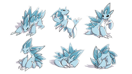 2_toes action_pose ambiguous_gender blue_body blue_skin eyes_closed feet feral floppy_ears gesture hand_gesture mouthless multicolored_body multicolored_skin on_ground pointing pointing_at_self pose quadruped simple_background sitting sleeping solo spikes spikes_(anatomy) tail thick_tail toes two_tone_body two_tone_skin white_body white_eyes white_skin ruffu nintendo pokemon unnamed_character alolan_form alolan_sandslash generation_7_pokemon pokemon_(species) regional_form_(pokemon) digital_drawing_(artwork) digital_media_(artwork)