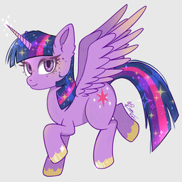 eyeshadow female feral horn horseshoe inner_ear_fluff looking_at_viewer magic makeup simple_background smile smiling_at_viewer solo sparkles tuft wings kiwakiol friendship_is_magic hasbro my_little_pony mythology twilight_sparkle_(mlp) equid equine mammal mythological_creature mythological_equine winged_unicorn 1:1 hi_res