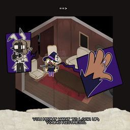 animated_webp anthro balls bodily_fluids clothed clothing dialogue disembodied_penis erection eyewear female fully_clothed genital_fluids genitals glasses group hat haunted_house headgear headwear holidays male penis precum precum_on_hand purple_precum question_mark text translucent translucent_penis trio umbrella wearing_glasses window witch_costume witch_hat corruptedcryptid halloween nintendo pokemon hint_(corruptedcryptid) penny_(corruptedcryptid) generation_4_pokemon generation_7_pokemon lopunny mimikyu pokemon_(species) 1:1 animated english_text hi_res trans_(lore) trans_woman_(lore)