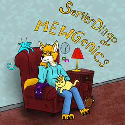 bored bottomwear chair clock clothing denim denim_bottomwear denim_clothing eyewear fur furniture glasses hand_on_chin hoodie jeans lamp living_room pants tan_body tan_fur text topwear rick_moonstone mewgenics server_dingo canid canine canis dingo domestic_cat felid feline felis mammal 1:1 english_text hi_res