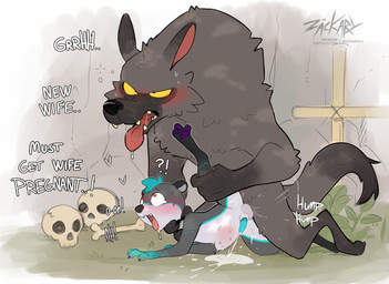 abdominal_bulge adult_on_young age_difference anal anal_orgasm anal_penetration anthro anthro_on_anthro anthro_penetrated anthro_penetrating anthro_penetrating_anthro balls black_body black_fur black_nose black_tail blue_body blue_fur blue_penis blush bodily_fluids bone claws cum cum_on_ground cum_splatter cumshot dialogue drooling duo ejaculation erection fangs finger_claws fur genital_fluids genitals grey_body grey_fur hands-free impregnation_attempt interrobang male male/male male_penetrated male_penetrating male_penetrating_male multicolored_body multicolored_fur orgasm penetration penile penile_penetration penis questionable_consent saliva sex size_difference skull smaller_penetrated snout tail teeth text tongue tongue_out white_body white_fur yellow_eyes young young_anthro young_male conditional_dnp zackary911 canid canine mammal mustelid otter hi_res