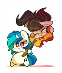 black_hair blue_hair blush cello chubby cute cutie_mark duo equine eyes_closed female feral friendship_is_magic fur hair horn horse lifeloser long_hair musical_instrument my_little_pony octavia_(mlp) open_mouth plain_background pony red_eyes smile tears teeth tongue two_tone_hair unicorn vinyl_scratch_(mlp) white_fur
Rating: Safe
Score: 11
User: Deatron
Date: November 11, 2013