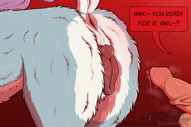 6_nipples animal_genitalia animal_vulva anus balls bestiality bodily_fluids butt canine_genitalia canine_vulva dialogue duo erection female female_feral feral flirting fluffy fluffy_butt genital_fluids genitals human_on_feral humanoid_genitalia humanoid_penis imminent_sex interspecies male male/female male_on_feral multi_nipple musk nipples penis pink_anus precum presenting presenting_anus presenting_hindquarters presenting_vulva red_background side_view simple_background vein veiny_penis vulva parooty nintendo pokemon someone's_pc canid canine generation_2_pokemon human legendary_pokemon mammal pokemon_(species) suicune 3:2