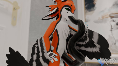 4_ears anthro autofellatio big_penis black_penis fur genitals male masturbation multi_ear oral oral_masturbation orange_body orange_fur penile penile_masturbation penis penis_tentacles solo tentacles throbbing throbbing_penis white_body white_fur gylala hiyu_(modeler) gylala_(character) avali 16:9 3d_(artwork) 3d_animation animated blender_(artwork) digital_media_(artwork) hi_res high_framerate loop no_sound short_playtime video widescreen