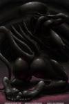 2017 2:3 alien alien_(franchise) barefoot big_breasts big_butt breasts butt digital_media_(artwork) feet female genitals hi_res humanoid looking_at_viewer nihilophant nipples nude presenting pussy solo thick_thighs toes xenomorph