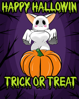 big_breasts big_ears blush branch breasts clothing costume female food fruit ghost_costume holidays plant pumpkin purple_background simple_background solo sacruffer halloween sega sonic_the_hedgehog_(series) rouge_the_bat bat ghost mammal spirit 4:5 hi_res
