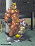 abs anthro anthro_on_anthro balls bdsm biceps big_muscles big_penis blue_eyes bondage bound cloven_hooves dominant dominant_male duo erection eyes_closed fellatio forced foreskin genitals hooves horn huge_muscles humanoid_genitalia humanoid_penis licking male male/male male_penetrated male_penetrating male_penetrating_male muscular muscular_male nipples nude oral partially_retracted_foreskin pecs penetration penile penis penis_lick pole reverse_forced_oral sex straining submissive submissive_male tail tail_tuft thick_penis tongue tongue_out tuft vein braford dozer_(braford) theo_(braford) antelope bovid bovine cattle grazing_antelope mammal oryx