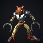 1:1 3d_(artwork) armor better_version_at_paywall biomechanical bionicle blender_(artwork) brown_body claw_(weapon) digital_media_(artwork) gabby94 glowing glowing_eyes gradient_background hi_res humanoid lego looking_at_viewer machine male mask melee_weapon not_furry orange_eyes pohatu robot robot_humanoid silver_body simple_background solo tan_body toa weapon