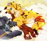 anthro black_fur blue_eyes blush breasts canine dragoon86 female flower fox fur fur_markings looking_at_viewer lying mammal nipples nude on_side signature tongue tongue_out yellow_fur
Rating: Questionable
Score: 9
User: erschi
Date: March 08, 2014