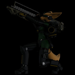 anthro black_background clothing female gun ranged_weapon simple_background solo weapon fursat charleyfox_(modeler) fallout microsoft nintendo star_fox fara_phoenix fara_phoenix_(charleyfox) canid canine fennec_fox fox mammal true_fox 1:1 3d_(artwork) digital_media_(artwork) hi_res