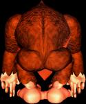 ambiguous_gender brown_body brown_fur butt feral fur necktie simple_background solo transparent_background donkey_kong_(series) nintendo donkey_kong_(character) haplorhine mammal monkey primate 1994 alpha_channel official_art