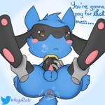 anal anal_penetration bodily_fluids cum cum_in_ass cum_inside cum_on_face disembodied_hand feral genital_fluids group male male/male penetration pouty spread_legs spreading hugoriolu nintendo pokemon hugo_the_riolu generation_4_pokemon pokemon_(species) riolu 1:1