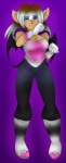 aakashi anthro bat comic female gender_transformation male mammal rouge_the_bat sega solo sonic_the_hedgehog_(series) transformation