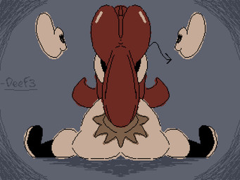 anal anal_penetration anthro balls big_balls big_butt big_penis boots bubble bubble_butt butt clothed clothing dominant dominant_male duo erection female female_penetrated floating footwear from_behind_position fur genitals glistening glistening_balls glistening_body glistening_genitalia gynomorph gynomorph/male hair horn huge_penis hyper hyper_genitalia hyper_penis intersex intersex/male jumpsuit male male/female male_penetrating male_penetrating_female penetration penile penis perching_position sex shoes simple_background submissive sweater tail test_subject toony topwear torn_clothing thadeef3 blank_(thadeef3) latte_(thadeef3) deer demon humanoid mammal 4:3 animated digital_media_(artwork) restricted_palette short_playtime