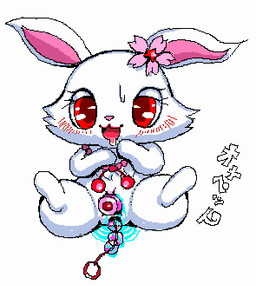 anal anal_penetration anthro dildo female penetration sex_toy solo vaginal young young_anthro chimu_jo jewelpet sanrio sega sega_fave ruby_(jewelpet) hare lagomorph leporid mammal digital_media_(artwork) low_res oekaki