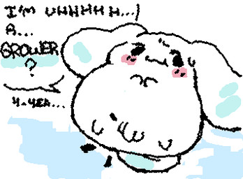 anthro balls blush blush_lines bodily_fluids chibi dialogue ellipsis emanata empty_eyes featureless_feet featureless_hands feet flaccid floppy_ears genitals humanoid_genitalia humanoid_penis looking_away lop_ears lying male male_anthro monotone_body mouth_closed nervous nervous_sweat noseless nude_anthro nude_male on_back overweight overweight_anthro overweight_male penis question_mark short_tail simple_background simple_eyes small_balls small_penis solo speech_bubble squigglevision stylized_empty_eyes sweat tail talking_to_viewer text white_background white_body white_ears white_tail ligma_(artist) cinnamoroll sanrio cinnamon_(cinnamoroll) canid canine canis domestic_dog mammal 2025 animated digital_media_(artwork) english_text flat_colors full-length_portrait low_res portrait short_playtime wigglypaint_(artwork)