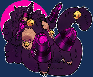 anthro barbell_piercing barely_visible_genitalia bdsm bell bell_collar bell_jewelry belt big_breasts bitchsuit bodily_fluids bondage_gear breasts brown_body brown_fur cheek_piercing collar covered_eyes ear_piercing facial_hair female freckled_breasts freckled_face freckles fur genital_fluids genitals hypnosis hypnotic_visor leather lying mind_control multiple_piercings nipple_dip nipple_piercing nipples on_back overweight overweight_anthro petplay piercing pink_eyes playful playful_face restraints roleplay solo tail tongue tongue_out tongue_piercing latexslug mythology micah_(latexslug) canid canine felid feline mammal mythological_canine mythological_creature werecanid werecanine werecat werecreature werefelid werefeline werewolf alpha_channel hi_res