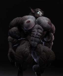 abs anthro biceps big_muscles black_background female fur grey_body grey_fur growth huge_muscles hyper hyper_muscles muscle_growth muscular muscular_female nude pecs simple_background solo hutska_(artist) blizzard_entertainment warcraft canid mammal werecanid werecreature worgen 3d_(artwork) 3d_animation 5:6 animated digital_media_(artwork) no_sound short_playtime video