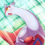 ambiguous_gender blush open_mouth solo tongue yellow_eyes ecru_(artist) nintendo pokemon generation_3_pokemon latias legendary_pokemon pokemon_(species) 1:1 hi_res