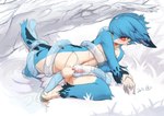 2011 anal anal_penetration anthro balls blue_fur blue_hair cum cum_in_tentacles detailed_background dragon erection fur grass hair hindpaw liki lying male nude on_side one_eye_closed open_mouth outside paws penetration penis plain_background red_eyes signature solo striped_fur tapering_penis tentacle_fellatio tentacles tongue two_tone_fur water white_background white_fur
Rating: Explicit
Score: 4
User: Sanctga
Date: February 01, 2014