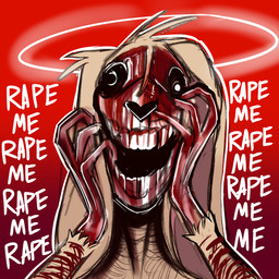 ambiguous_gender anthro blood bodily_fluids bone depressing dialogue gore halo horror_(theme) mutilation rape_request self-harm skinned skull solo vent_art ccruelangel angel hare lagomorph leporid mammal monster 1:1 absurd_res hi_res
