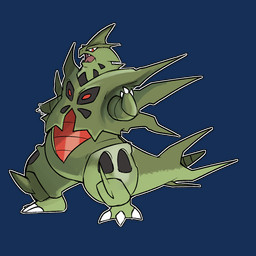 ambiguous_gender armor beckoning claws evil_face fangs gesture red_eyes solo spikes spikes_(anatomy) tail teeth kirbonix nintendo pokemon generation_2_pokemon humanoid mega_evolution pokemon_(species) tyranitar 1:1 alpha_channel hi_res