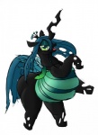 arthropod big_butt butt calorie changeling female feral friendship_is_magic hasbro hi_res insect_wings my_little_pony open_mouth queen_chrysalis_(mlp) sketch slightly_chubby solo what_has_magic_done wings