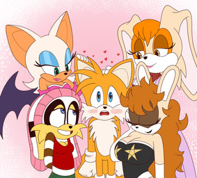 age_difference anthro big_breasts blush breasts female group harem heart_symbol male male/female older_female younger_male 4chan_anon anonymous_artist fleetway_comics sega sonic_the_comic sonic_the_comic_online sonic_the_hedgehog_(comics) sonic_the_hedgehog_(series) sonic_the_hedgehog_(shogakukan) holly_thumpfoot miles_prower playboy_bunny_barmaid_(sonic_corocoro) rouge_the_bat vanilla_the_rabbit bat canid canine fox lagomorph leporid mammal rabbit red_fox true_fox hi_res