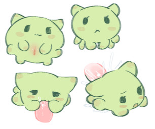:3 :< big_penis blush blush_stickers bodily_fluids body_part_in_mouth body_part_in_pussy disembodied_penis duo eyelashes featureless_legs fellatio female female_feral female_focus female_penetrated feral feral_penetrated from_behind_position genital_fluids genitals glistening glistening_genitalia glistening_penis glistening_vulva green_body green_ears green_vulva half-closed_eyes hand_on_another's_penis hand_on_penis hexapod lying male male/female male_penetrating male_penetrating_female narrowed_eyes on_front open_mouth oral oral_penetration penetration penile penile_penetration penis penis_in_mouth penis_in_vagina pink_penis pink_vulva presenting_vulva saliva saliva_on_penis sex simple_background simple_eyes simple_face solo_focus tapering_penis vaginal vaginal_fluid_splatter vaginal_fluids vaginal_penetration vulva white_background kirichiiii unknown_species waddling_head 2025 digital_media_(artwork)