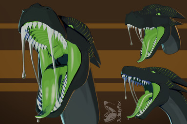 black_body bodily_fluids feral horn looking_at_viewer male mouth_shot open_mouth saliva saliva_on_tongue saliva_string solo teeth throat tongue tongue_out judasyfox mythology dragon mythological_creature mythological_scalie scalie 3:2 3d_(artwork) digital_media_(artwork) hi_res