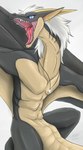 anthro claws horn male solo wings h56_(hikkoro) european_mythology mythology hikkoro_wyvern dragon mythological_creature mythological_scalie reptile scalie western_dragon wyvern hi_res