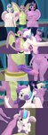 3d_(artwork) absurd_res anthro anthrofied big_breasts breast_size_difference breasts comic crossed_arms digital_media_(artwork) dragon english_text equid equine feathers female five_frame_image flurry_heart_(mlp) friendship_is_magic genitals group hasbro hi_res horn kneeling knot licking male male/female mammal membrane_(anatomy) membranous_wings my_little_pony mythological_creature mythological_equine mythological_scalie mythology nipples nude oral papadragon69 penile penis penis_lick pseudo_incest_(lore) purple_body purple_feathers scalie sex spike_(mlp) tail text tongue tongue_out trio twilight_sparkle_(mlp) winged_unicorn wings
