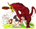 anthro anthro_on_anthro anthro_penetrated anthro_penetrating anthro_penetrating_anthro ass_up big_penis bodily_fluids breath cervical_penetration clothing color_coded color_coded_speech_bubble cum cum_in_uterus cum_in_vagina cum_inside dipstick_tail duo explicitly_stated_nonconsent female female_anthro female_penetrated from_behind_position genital_fluids genitals huge_penis internal internal_vaginal leapfrog_position male male/female male_anthro male_penetrating male_penetrating_female markings nude nude_anthro nude_female nude_male open_mouth panting penetration penile penile_penetration penis penis_in_vagina saliva saliva_string sex speech_bubble tail tail_markings text text_box tongue tongue_out unwanted_cum_inside uterus vaginal vaginal_fluids vaginal_fluids_on_penis vaginal_penetration x-ray_view mbt bovid canid canine caprine caprine_demon demon fox goat_demon mammal absurd_res english_text hi_res