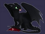 black_body black_claws black_scales claws feral green_eyes green_sclera long_tail scales smile solo spikes tail tongue tongue_out wings psychedelic-lemur dreamworks european_mythology how_to_train_your_dragon mythology toothless dragon fury_(httyd) mythological_creature mythological_scalie night_fury reptile scalie western_dragon 2020 4:3 signature