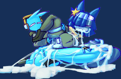 abdominal_bulge after_sex anthro anus balls big_balls big_penis blue_balls blue_body blue_hair blue_penis bodily_fluids clothed clothing cum cum_from_ass cum_from_mouth cum_in_ass cum_in_mouth cum_inflation cum_inside cum_pool duo electronics excessive_cum excessive_genital_fluids gaping gaping_anus genital_fluids genitals hair headphones huge_balls huge_penis humanoid_genitalia humanoid_penis hyper hyper_balls hyper_genitalia hyper_penis inflation male male/male penis simple_background thick_thighs translucent translucent_body translucent_penis transparent_background transparent_balls bitwily kai_(bitwily) felid feline goo_creature humanoid mammal 2025 aliasing alpha_channel digital_media_(artwork) dithering