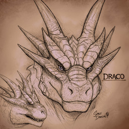 horn male multi_horn scales sharp_teeth solo teeth spacedragon14 dragonheart mythology universal_studios draco_(dragonheart) dragon mythological_creature mythological_scalie scalie 1:1 hi_res