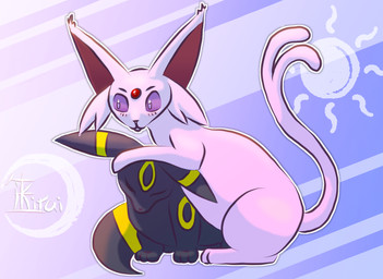 ambiguous_gender black_body black_fur black_tail blush crescent_moon duo ear_markings eyes_closed facial_markings feet feral fingers forehead_gem forepaw_on_head fur gem head_markings inner_ear_fluff long_ears looking_aside lying lying_on_another markings moon on_top on_top_of open_mouth paws playing purple_body purple_fur purple_sclera purple_tail quadruped simple_background sun tail toes tuft yellow_body yellow_fur yellow_markings ikitai nintendo pokemon eeveelution espeon felid feline generation_2_pokemon mammal pokemon_(species) umbreon 2021 digital_media_(artwork) signature
