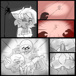 anal anal_penetration anthro balls butt duo erection forced genitals glans hunter male male/male penetration penile penile_penetration penis penis_in_ass power_bottom rape sex tail kirudi18 left_4_dead_(series) valve domestic_cat felid feline felis hunter_(left_4_dead) lagomorph leporid mammal rabbit 1:1 absurd_res comic hi_res