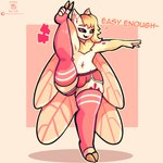 aerobics anthro bottomwear bulge clothed clothing crossdressing dolphin_shorts exercise femboy fur hair leg_warmers legwear looking_at_viewer male open_mouth pose shorts simple_background solo text wings nagifur lux_(nagifur) arthropod insect lepidopteran moth 1:1 absurd_res digital_media_(artwork) english_text hi_res