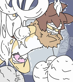 anthro arthropod_webbing bdsm bondage bound encasement genitals male penis solo spider_egg web_bondage web_encasement shinyxyrael changed_(video_game) animated hi_res