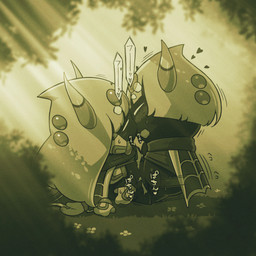 2_horns 6_hands 8_eyes anthro armless blush blush_lines bodily_fluids bottomless bottomless_anthro bottomless_female bottomless_male breath clothed clothed_sex clothing detailed_background dialogue duo eyes_closed female female_penetrated floating_hands flower forest from_front_position gloves grass hair hand_on_butt hand_on_chest hand_on_face handwear heart_symbol holding_another horn kissing kissing_while_penetrated kissing_while_penetrating leaning leaning_backward legless light light_beam long_hair lying male male/female male_penetrating male_penetrating_female missionary_position multi_eye multi_hand on_back outside_sex penetration penile penile_penetration penis_in_vagina plant scarf sex sitting speech_bubble sunbeam sunlight sweat sweatdrop text thrusting tree unusual_anatomy unusual_eye_placement vaginal vaginal_penetration white_eyes 5health kirby_(series) nintendo queen_sectonia_(original_form) taranza arachnid arthropod spider spidr 1:1 2021 digital_drawing_(artwork) digital_media_(artwork) hi_res japanese_description japanese_text monochrome translated